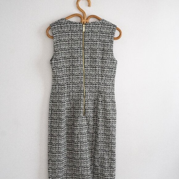 Black and White Calvin Klein Pattern Dress - Picture 4 of 5